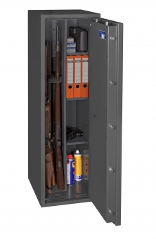 Waffenschrank Jäger 1 1-3C (1400x400x420mm) Klasse 1 , 3 Waffenhalter - Regalteil 